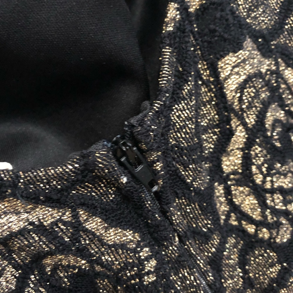 Gold Backless Dress - Picture 4 of 6